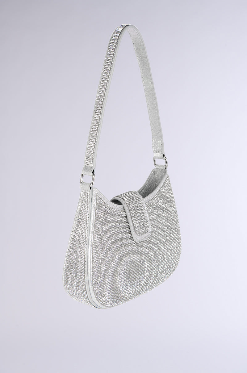 Back View Glitzy Rhinestone Bag