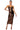 Front View Glow Baby Backless Metallic Maxi Dress