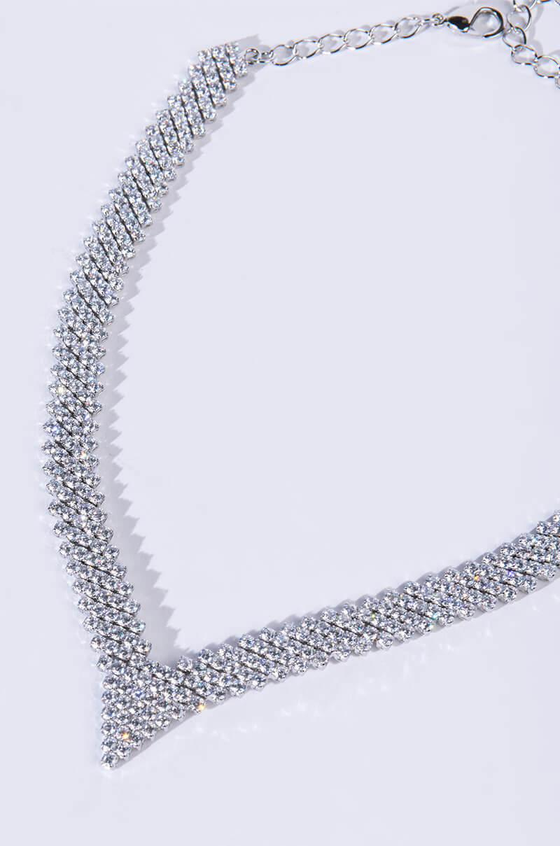 Back View Go Getter Cz Choker