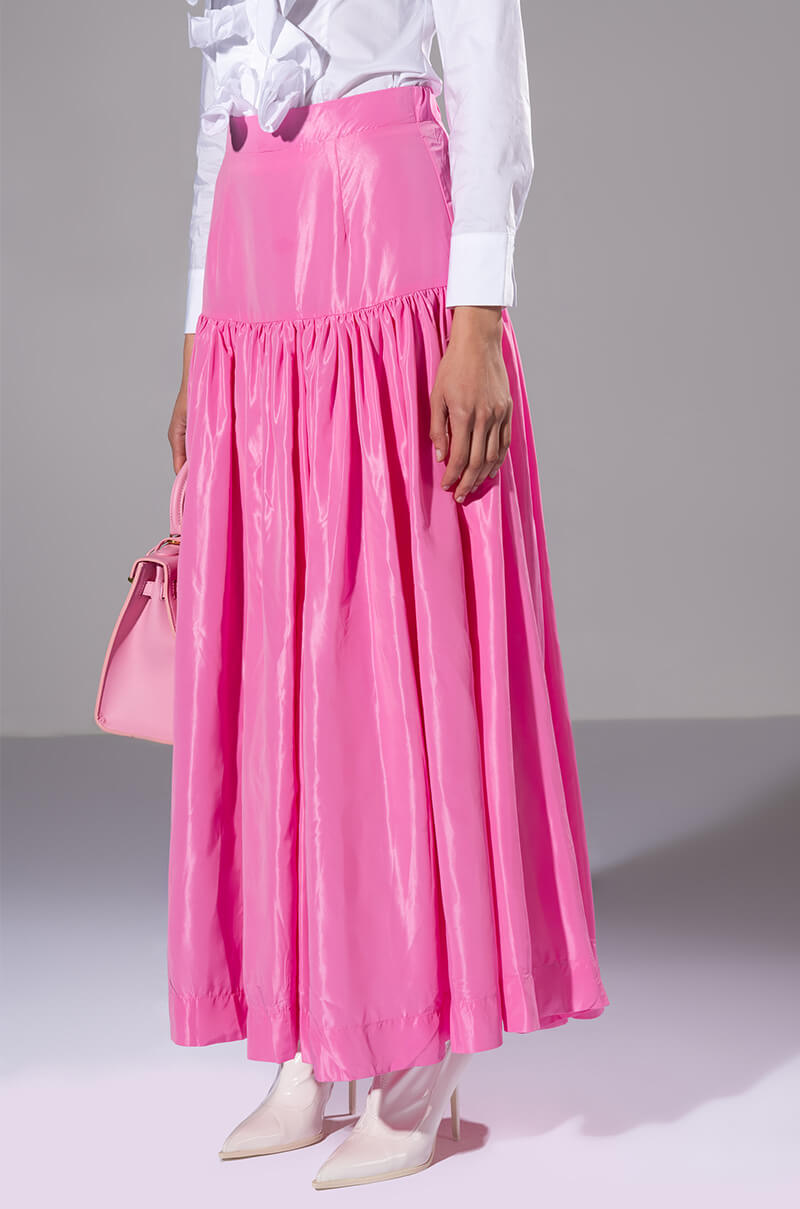 Front View Go To Town Maxi Skirt