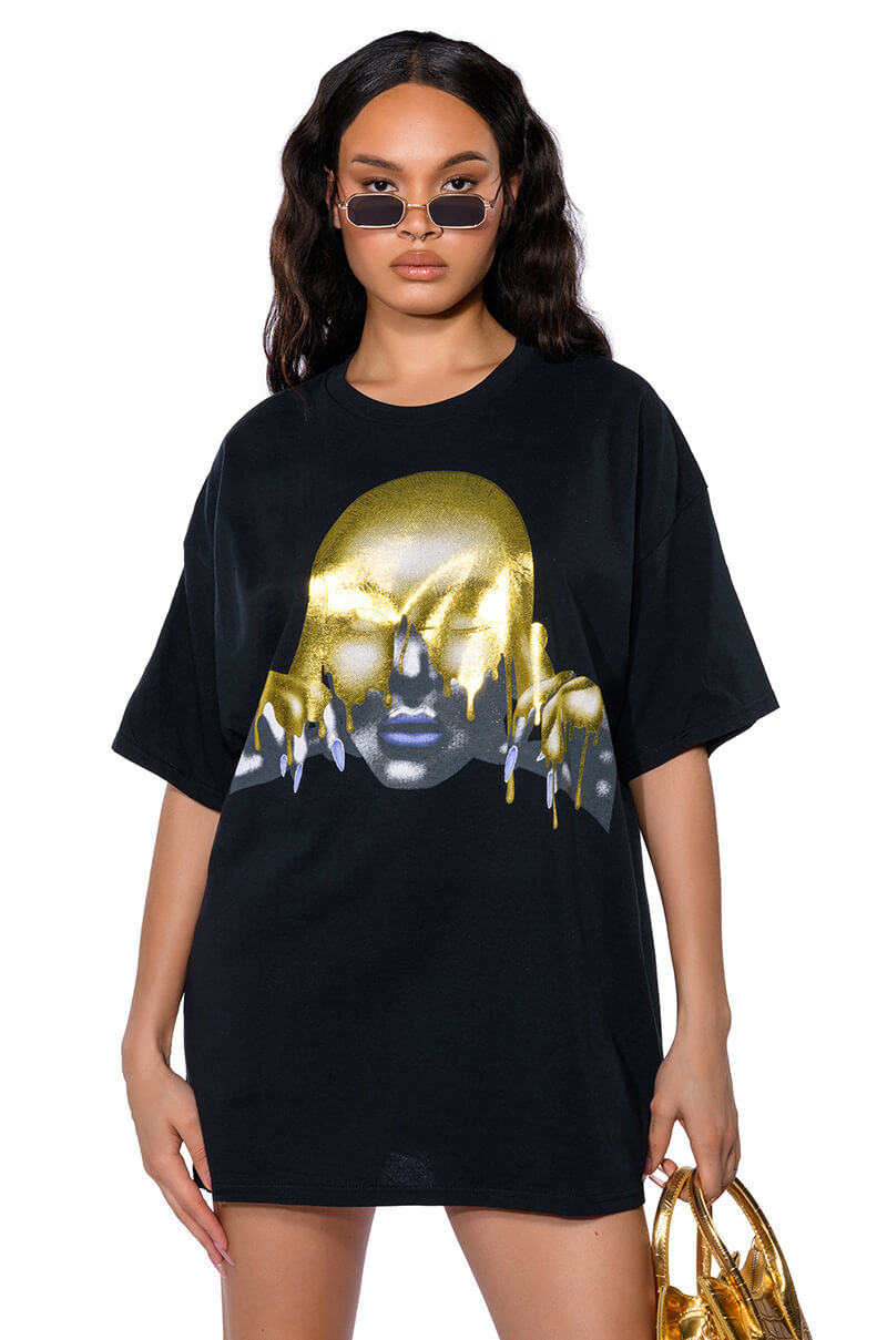 GOLD FOIL GRAPHIC TEE view 0