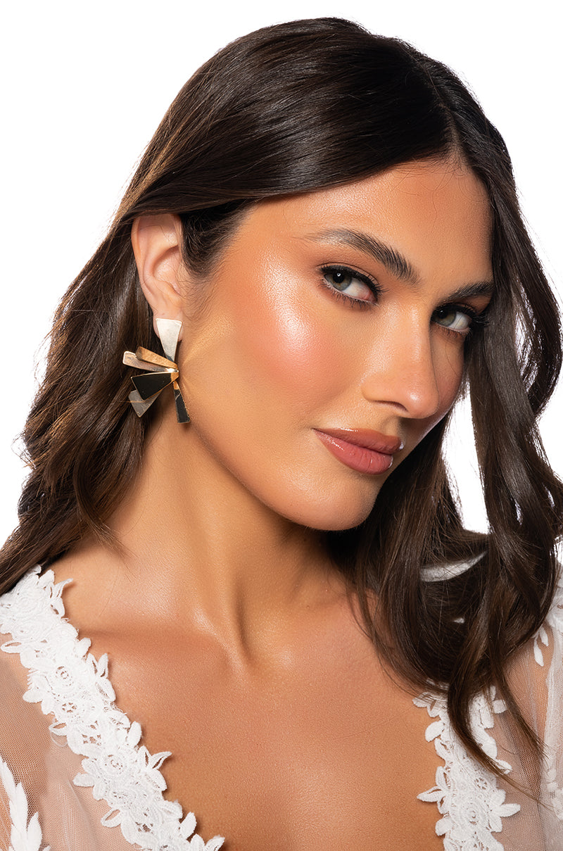 Front View Golden Hour Earring