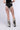 Back View Gonna Love Me Waterfall Rhinestone Denim Short
