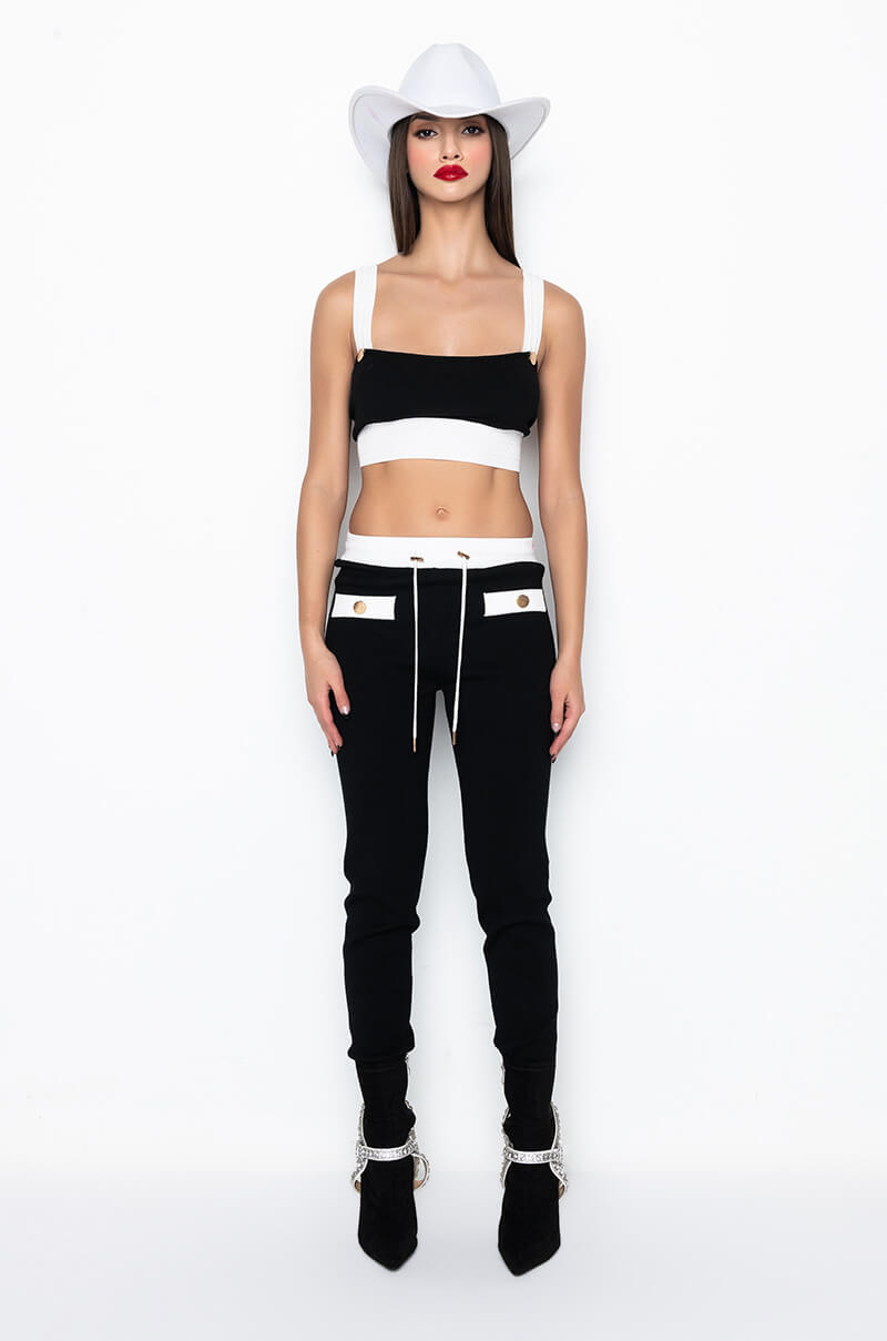 Extra View Good Dayz Knit Crop Top