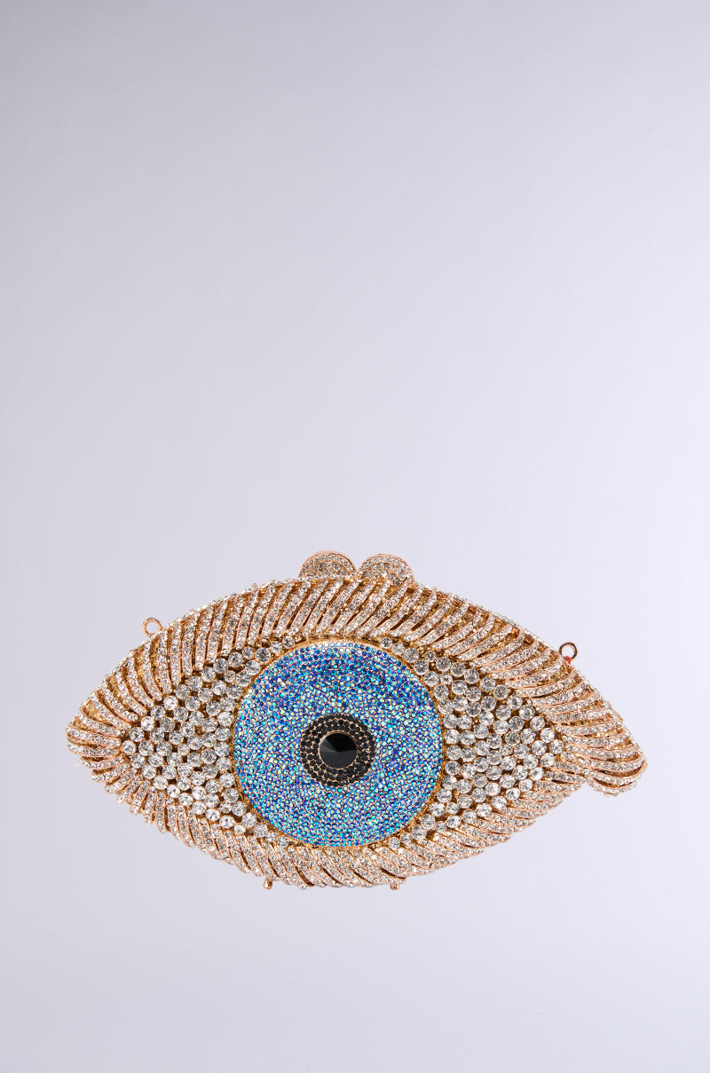 Side View Good Energy Luxe Bling Clutch 0