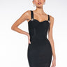 Front View Good Feeling Mini Bandage Dress