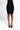 Front View Good Form Bandage Midi Skirt in Black