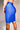 Side View Good Form Bandage Midi Skirt in Royal Blue