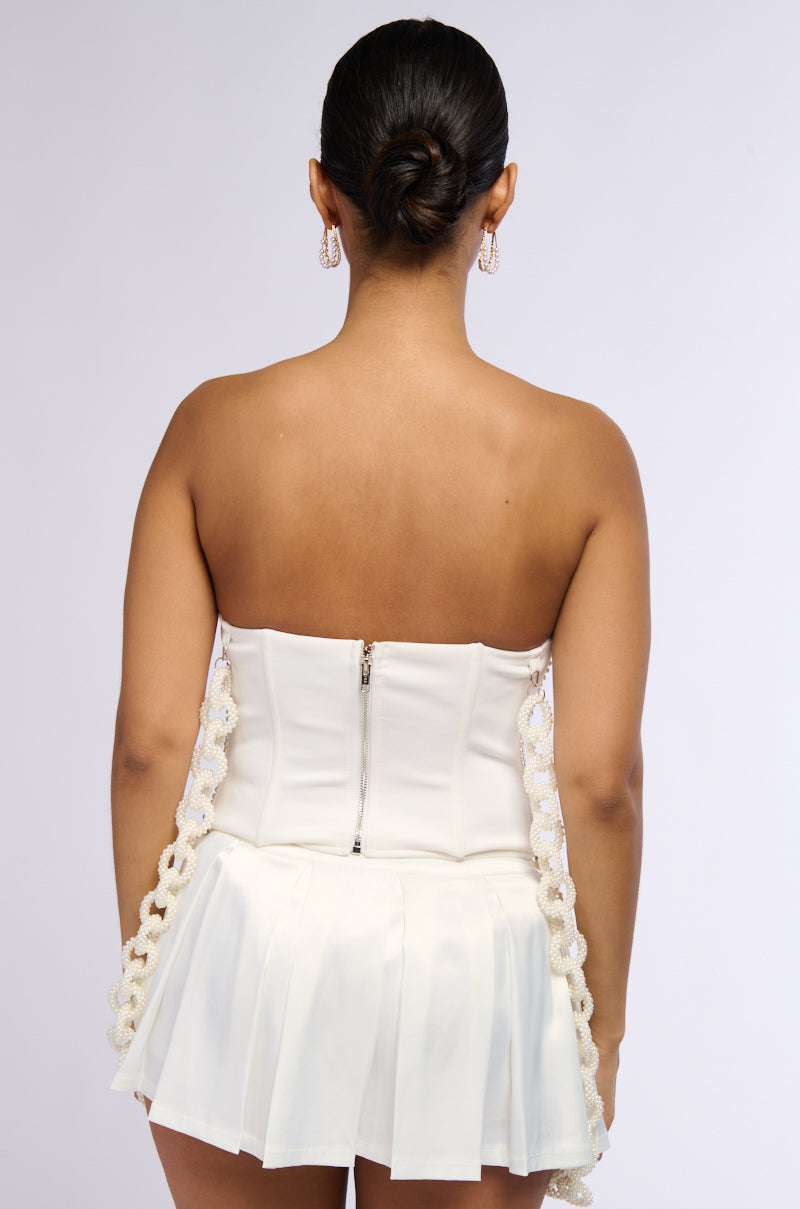 Back View Good Girl Gone Bad Pearl Corset