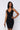 Side View Got Me Good Bandage Knit Halter Midi Dress in Black