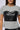 Extra View Got Me Twisted T Shirt With Faux Leather Corset Detail