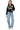 Side View Graphic Language Mineral Wash Zip Up Sweatshirt