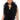 Front View Gravity Mesh Swirl Open Back Vest In Black