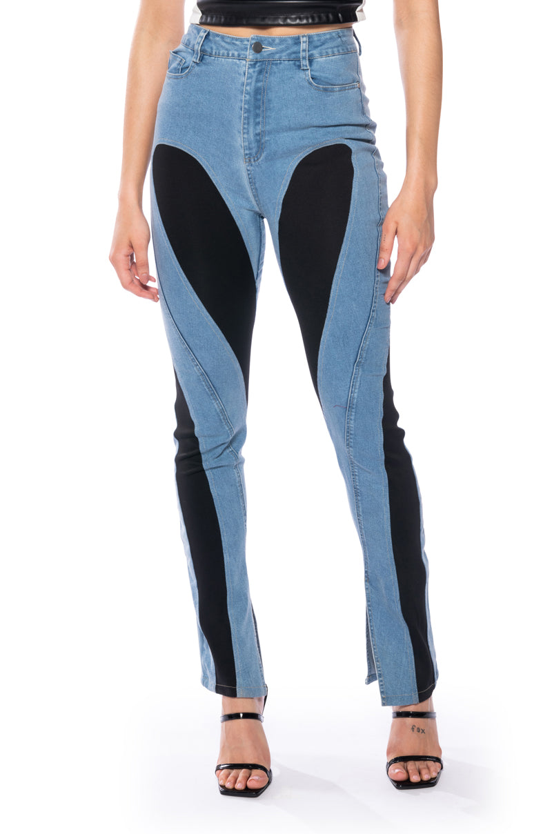 Front View Greedy For You High Rise Skinny Jeans