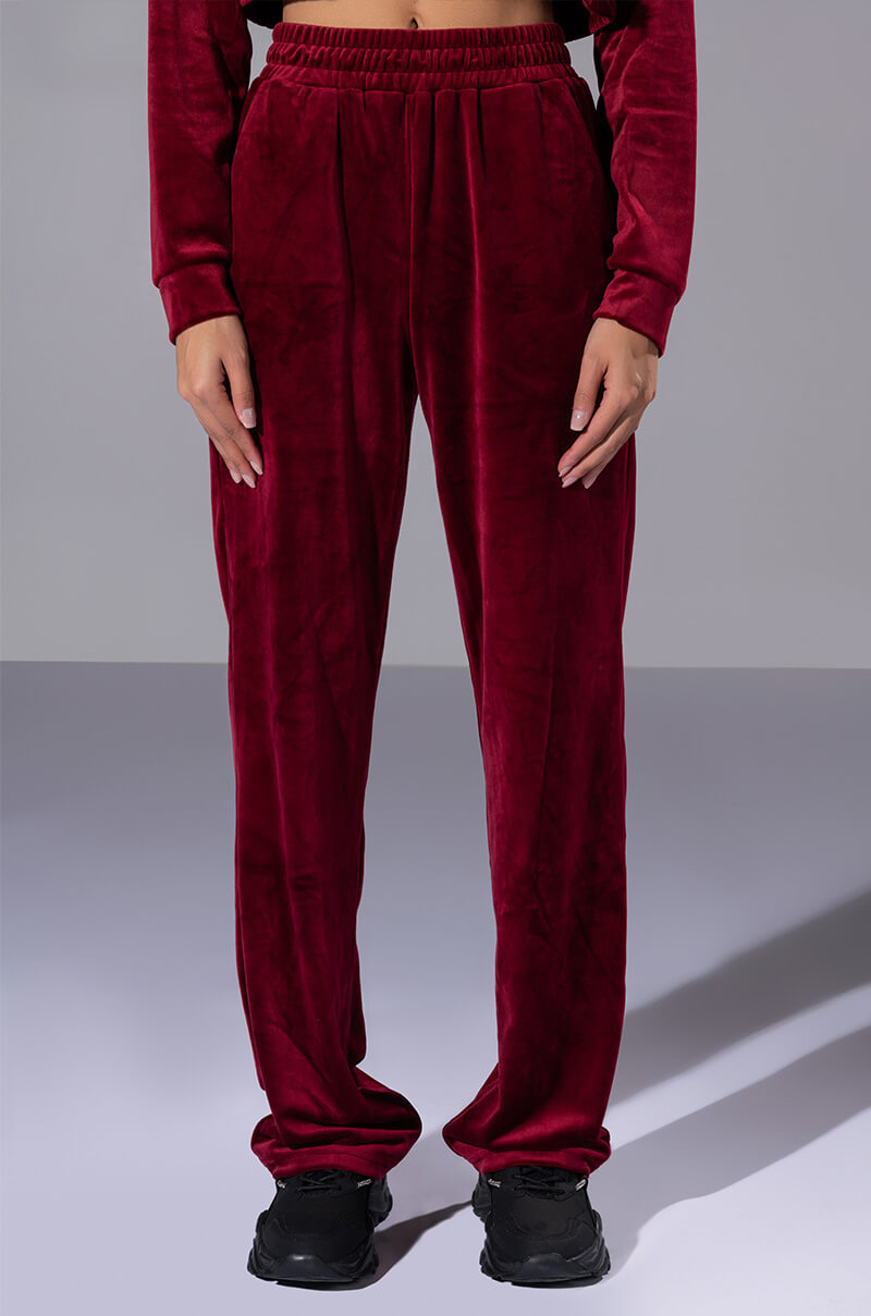 Front View Gretchen Straight Fit Joggers