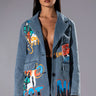 Front View Grown Up Graffiti Detail Blazer