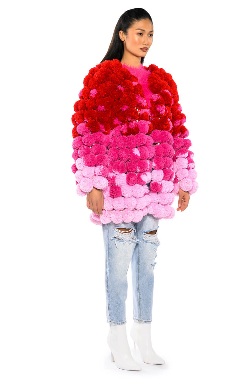 Detail View Gumball Pom Pom Sweater 3