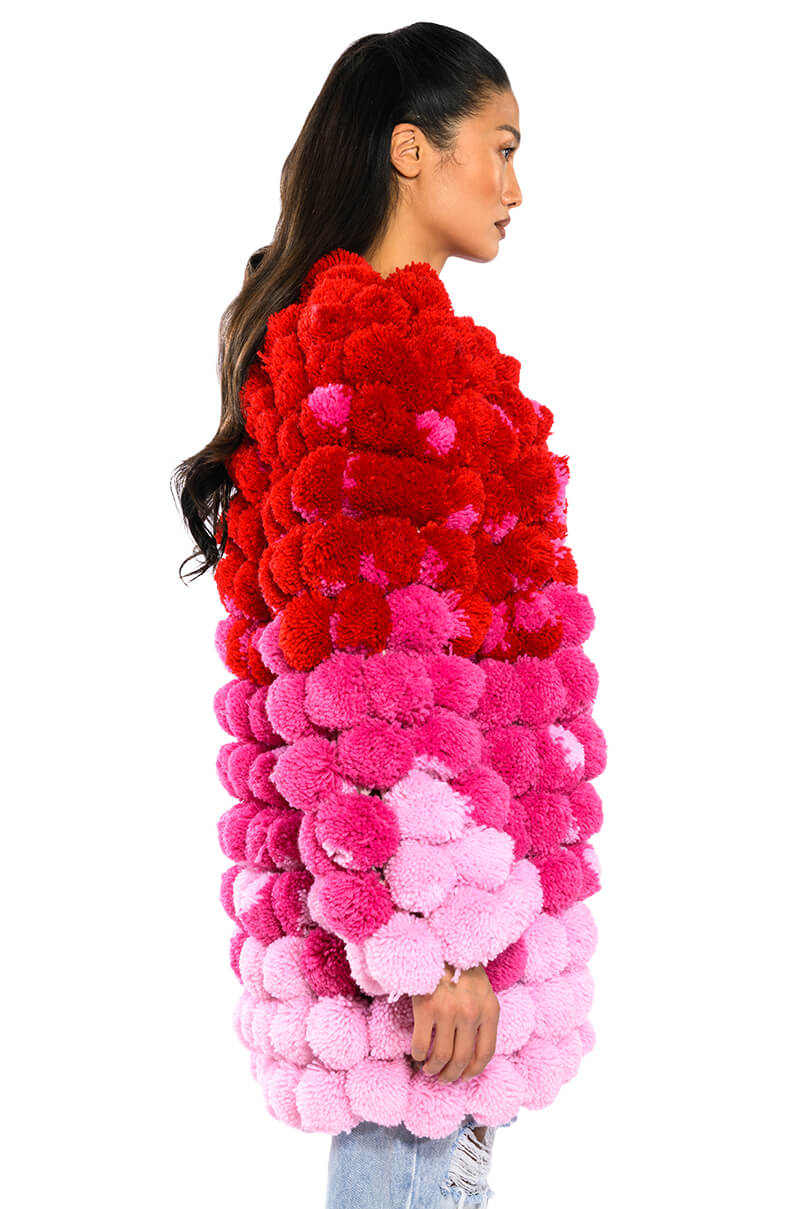 Full View Gumball Pom Pom Sweater 4