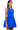 Side View Hadley Collared Fit And Flare Mini Dress In Royal Blue