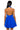 Full View Hadley Collared Fit And Flare Mini Dress In Royal Blue