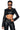 Front View Half My Heart Ultra Cropped Moto Jacket