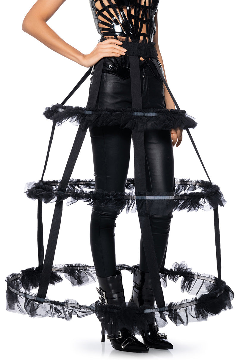 Front View Halle Hoop Skirt