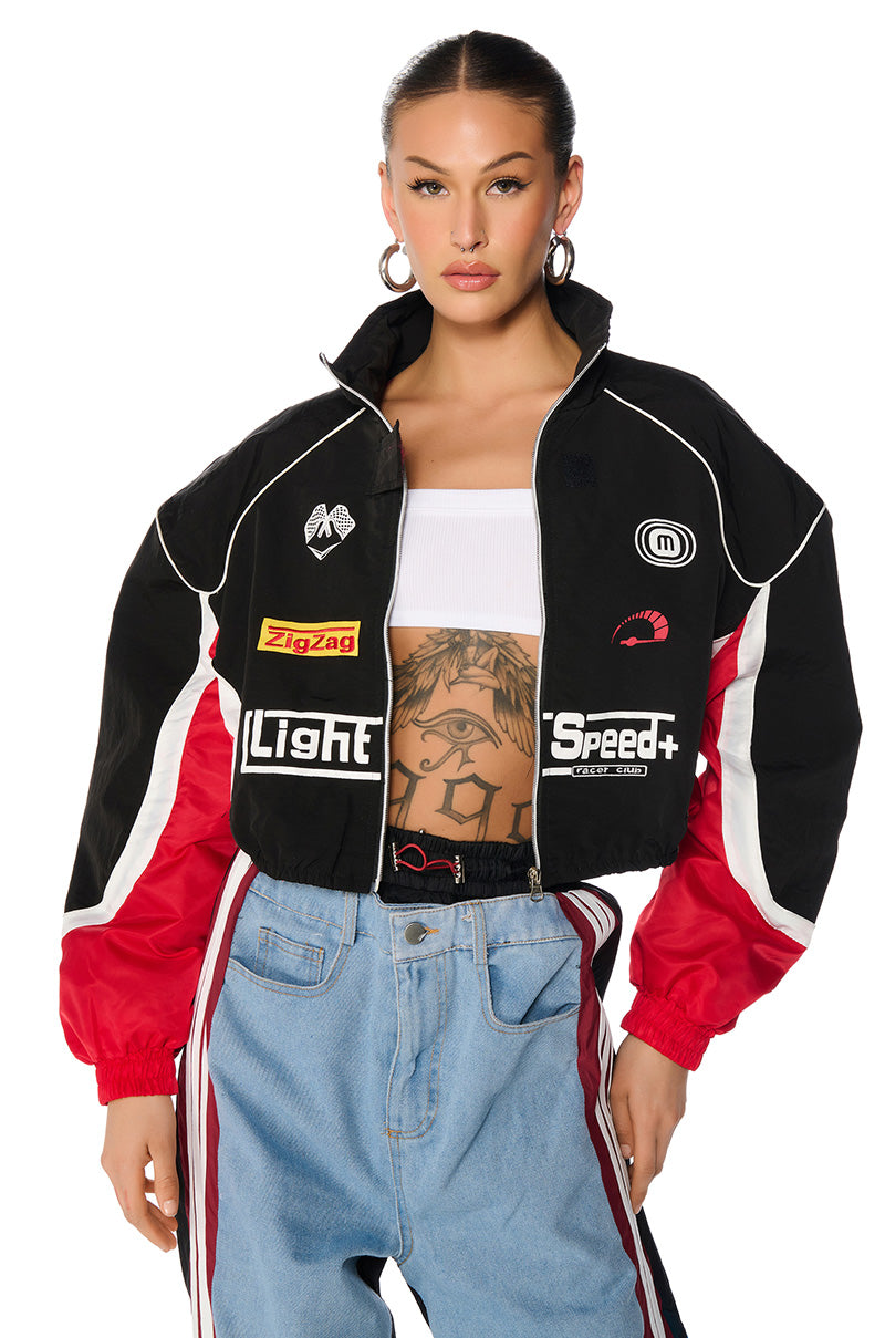 HAMILTON NYLON RACING BOMBER JACKET view 0