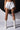 Front View Hanalei Rhinestone Frayed High Rise Denim Short