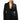 Front View Hansel Fitted Blazer In Black