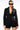 Front View Hansel Fitted Blazer In Black