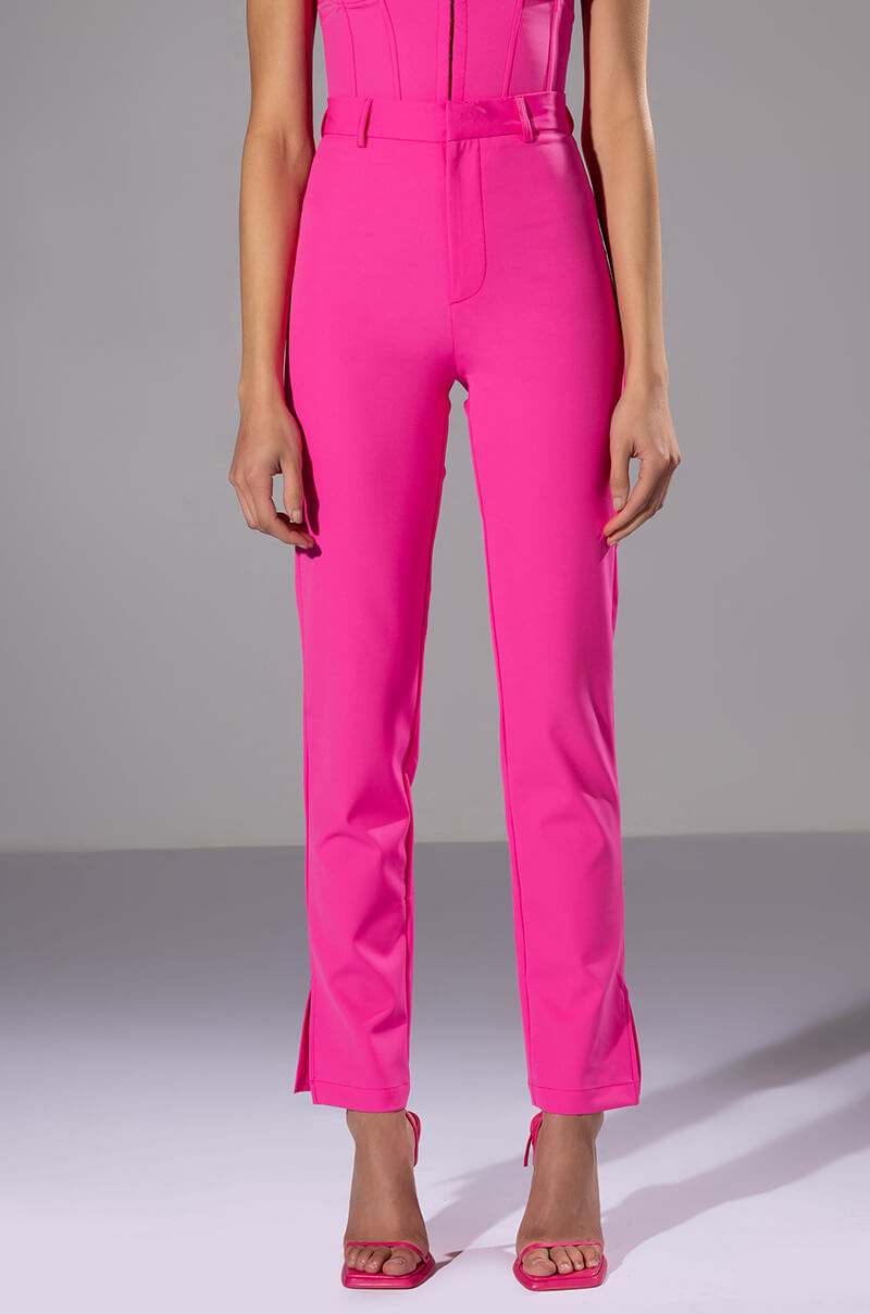 HANSEL HIGH RISE PANTS WITH SLITS view 0