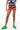 Front View Happiness Overload Crochet Shorts