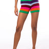 Front View Happiness Overload Crochet Shorts