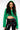 Side View Happy Go Lucky Hooded Cropped Sweater