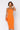 Front View Happy Home Tube Midi Dress in Orange