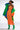 Full View Happy Hour Colorblock Rainbow Teddy Faux Fur Coat