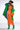 Full View Happy Hour Colorblock Rainbow Teddy Faux Fur Coat