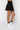 Side View Harbor Pleated Mini Skirt in Black