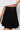 Detail View Harbor Pleated Mini Skirt in Black