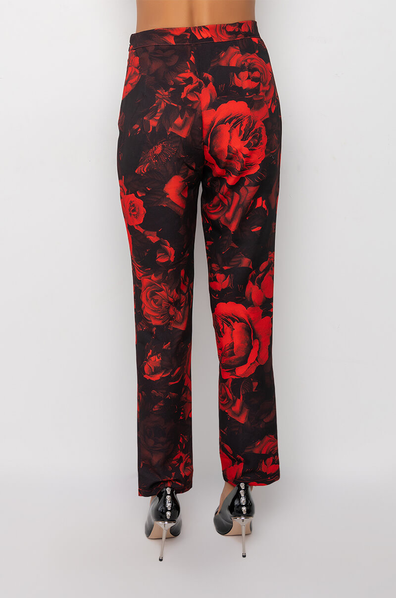 Full View Hard To Handle Floral Trousers