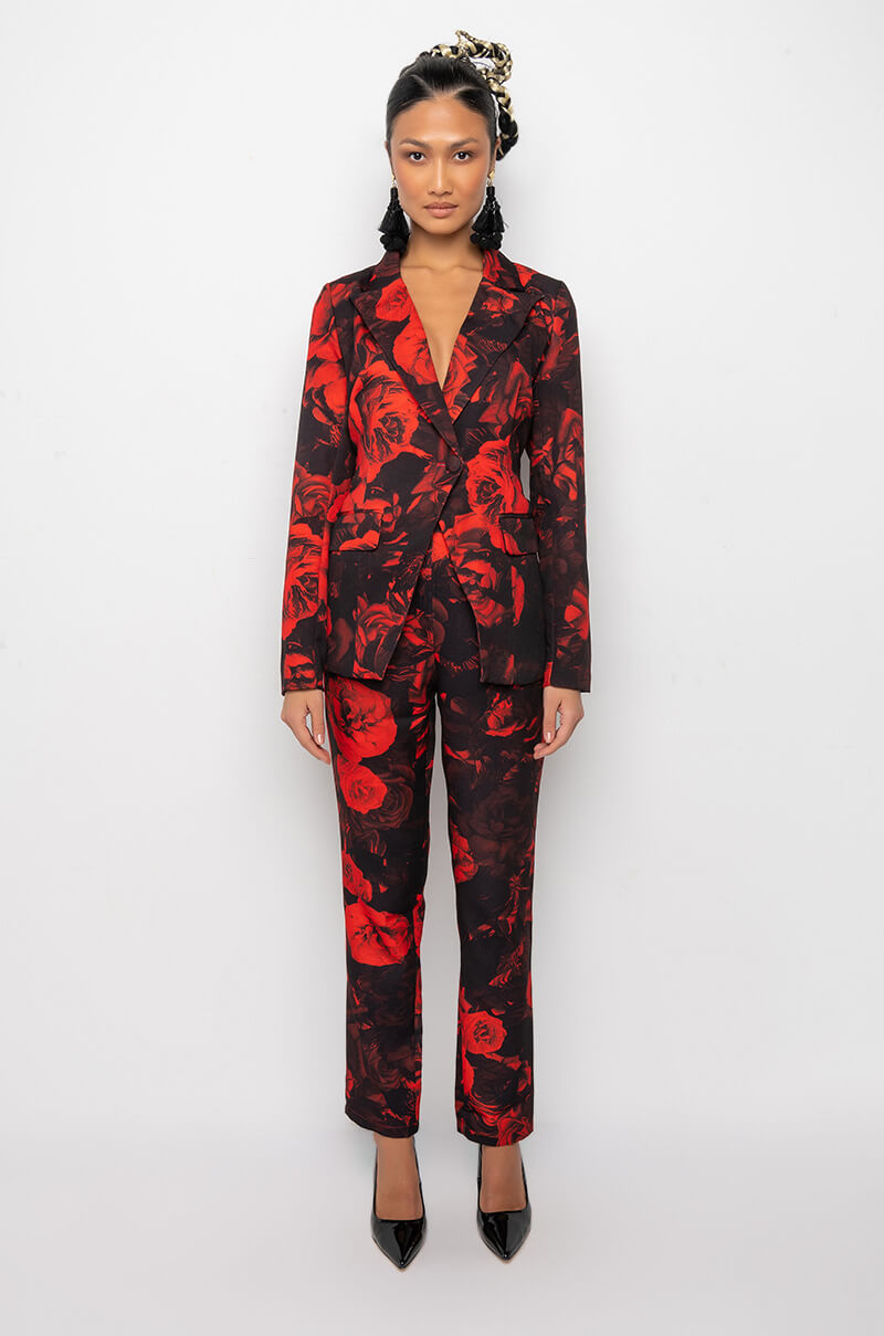 Extra View Hard To Handle Floral Trousers