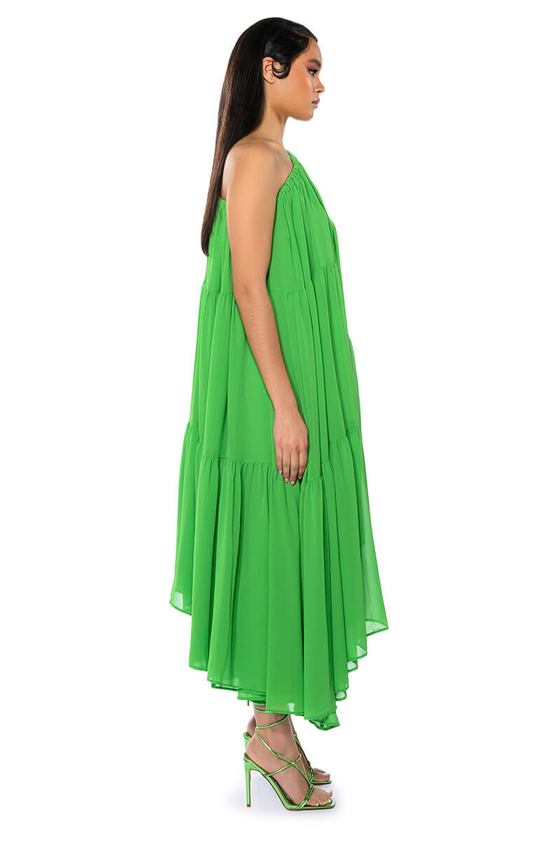 HARLOW ONE SHOULDER ASYMMETRICAL MAXI DRESS AKIRA HARLOW ONE SHOULDER ASYMMETRICAL MAXI DRESS AKIRA