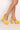 Side View Harper Chunky Pump In Yellow