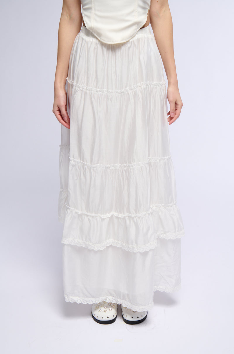 Side View Haven Flowy Maxi Skirt