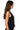 Back View Headliner Ribbed Knit Plunging Bodysuit