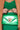 Front View Heart Of Gold Day Green Foil Purse