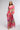 Side View Heart Of Palm Printed Maxi Dress In Pink Multi