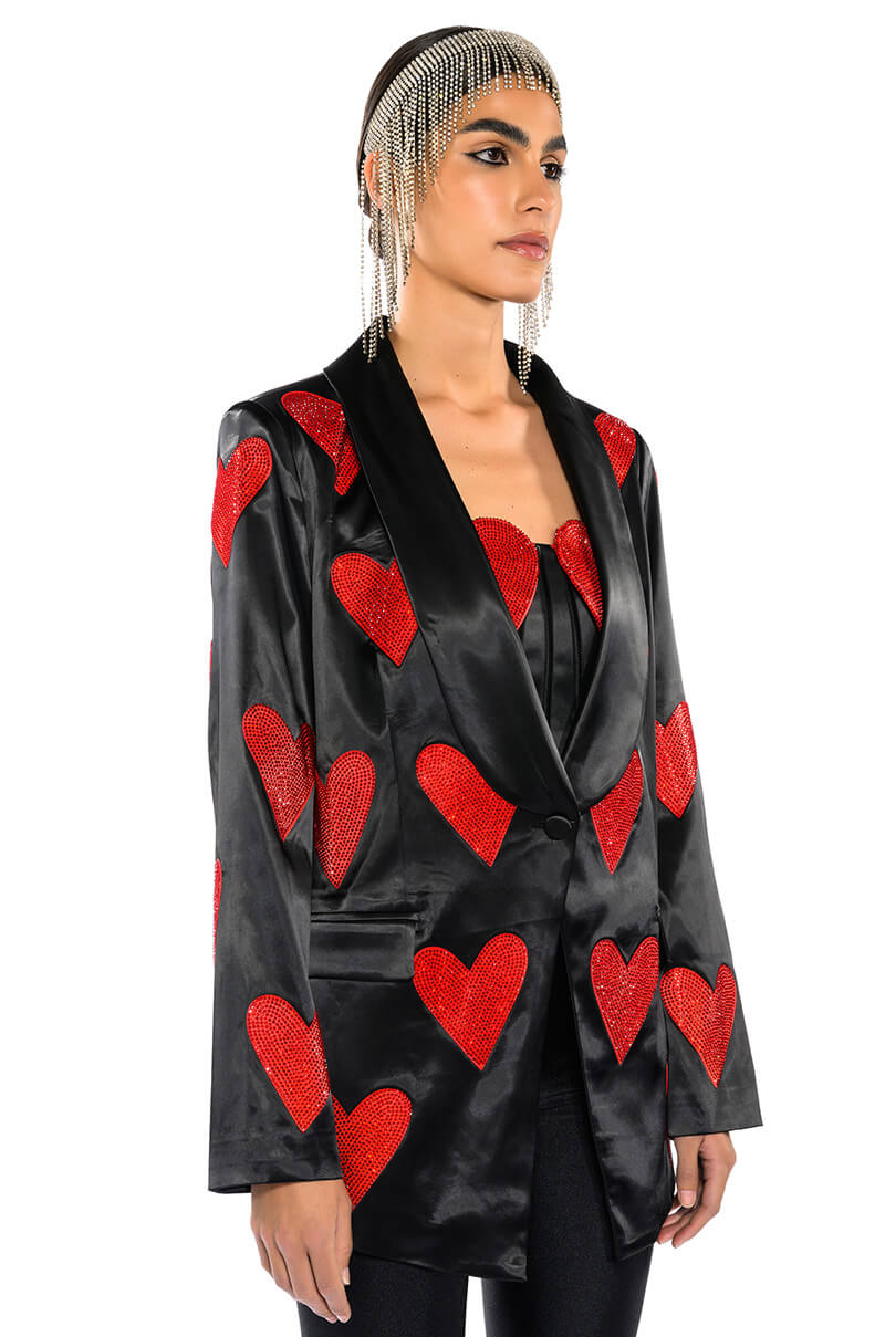 HEART ON FOR YOU BLAZER view 0