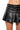 Extra View Helena Studded Faux Leather Pleated Skirt In Black