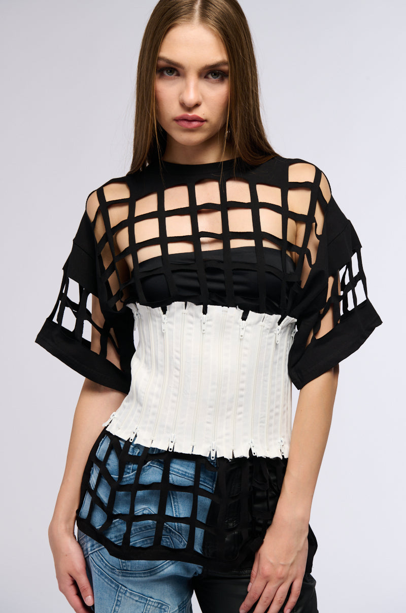 HERE FOR IT FUNCTIONAL ZIPPER BELT view 0